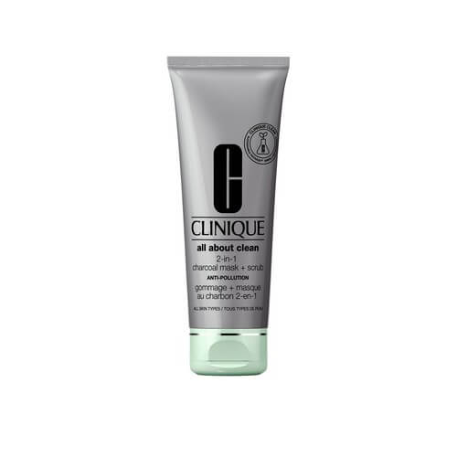 Clinique All About Clean 2 In 1 Charcoal Mask Scrub Anti Pollution 100 ml