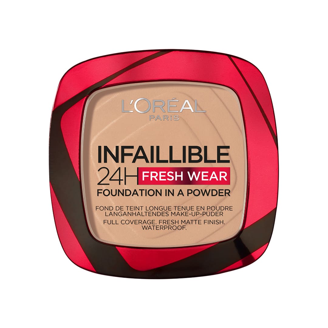 Loreal Paris Infaillible 24H Fresh Wear Powder Foundation 120 Vanilla 9g