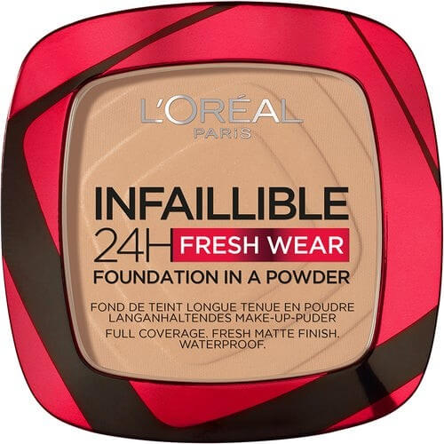 Loreal Paris Infaillible 24H Fresh Wear Powder Foundation Golden Beige 140 9g