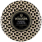 Voluspa Maison Noir 3 Wick Tin Candle Ambre Lumiere 340g