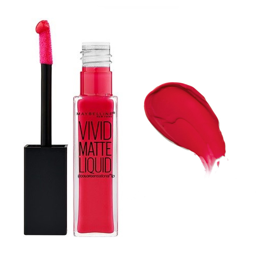 Maybelline Color Sensational Vivid Matte Liquid Rebel Red 35 8 ml