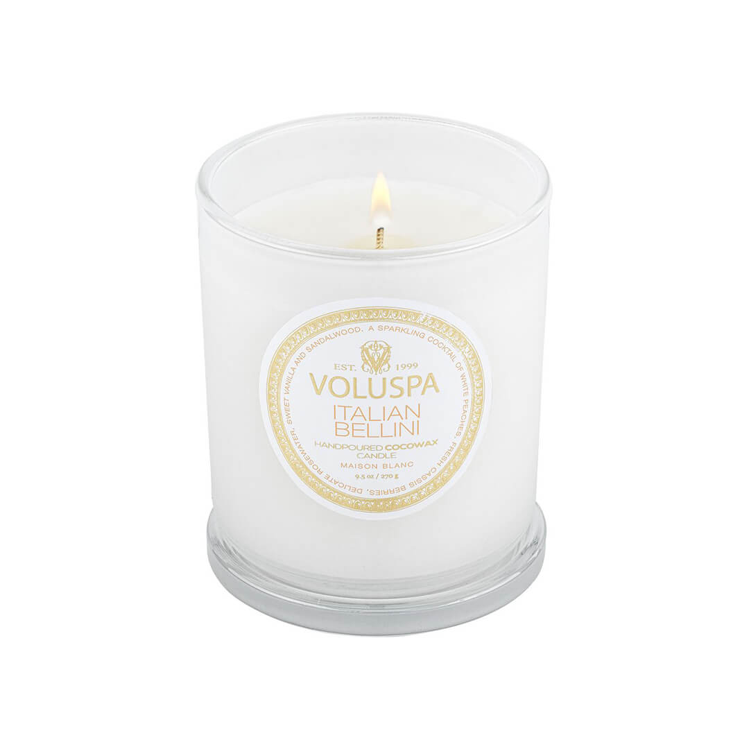 Voluspa Maison Blanc Classic Boxed Candle Italian Bellini 269g