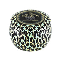 Voluspa Maison Noir Mini Tin Candle French Linen 113g