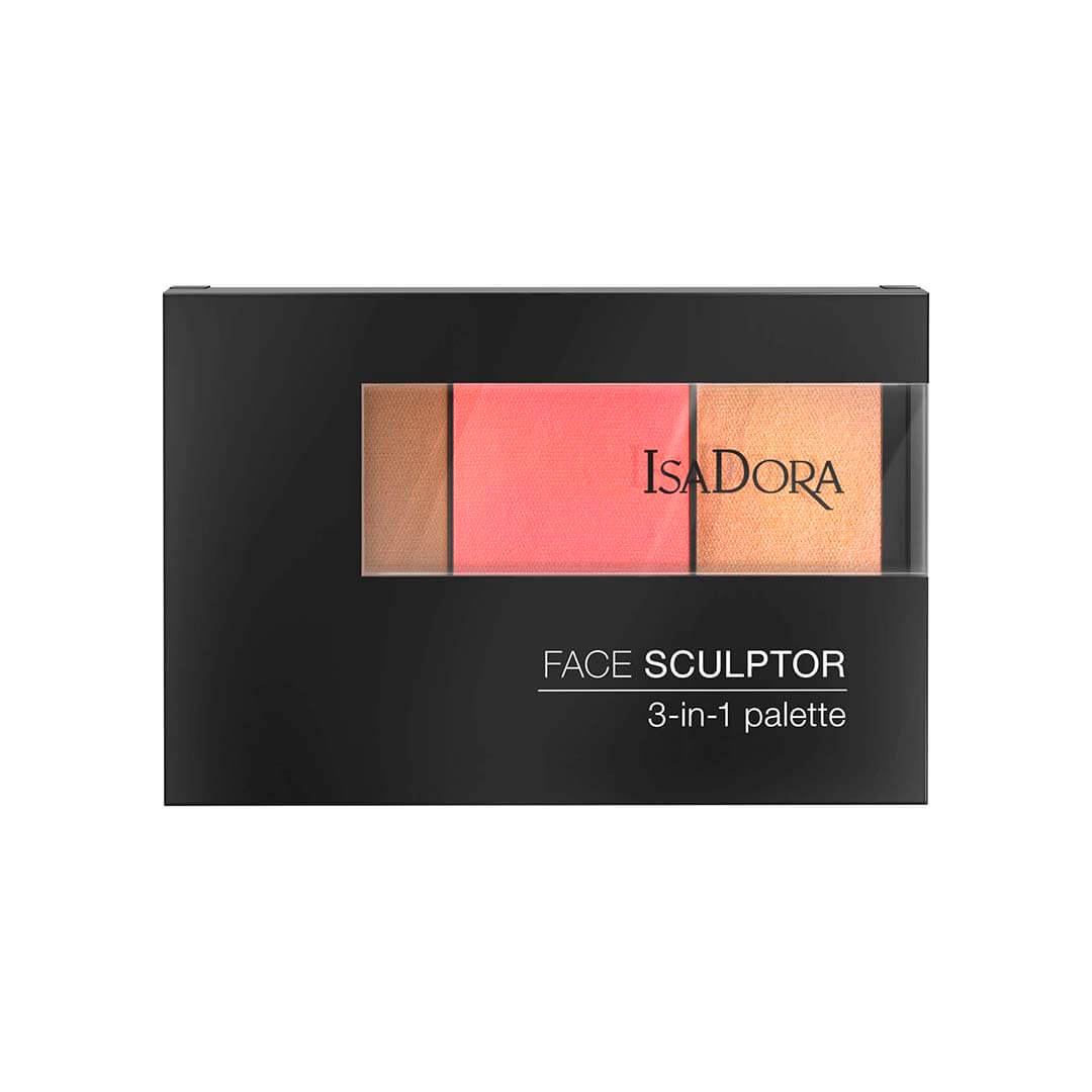 IsaDora Face Sculptor 3 In 1 Palette Intense Peach 64 12g