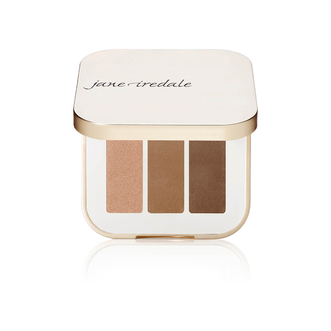 Jane Iredale Purepressed Eye Shadow Triple Triple Cognac 3.9g