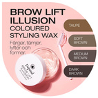 Depend Perfect Eye Brow Lift Illusion Coloured Styling Wax Medium Brown 5g