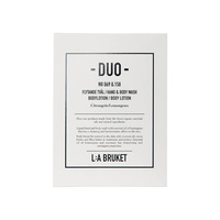 LA Bruket 209 Duo Kit Flytande Tvål Body Lotion Citrongräs 190 ml