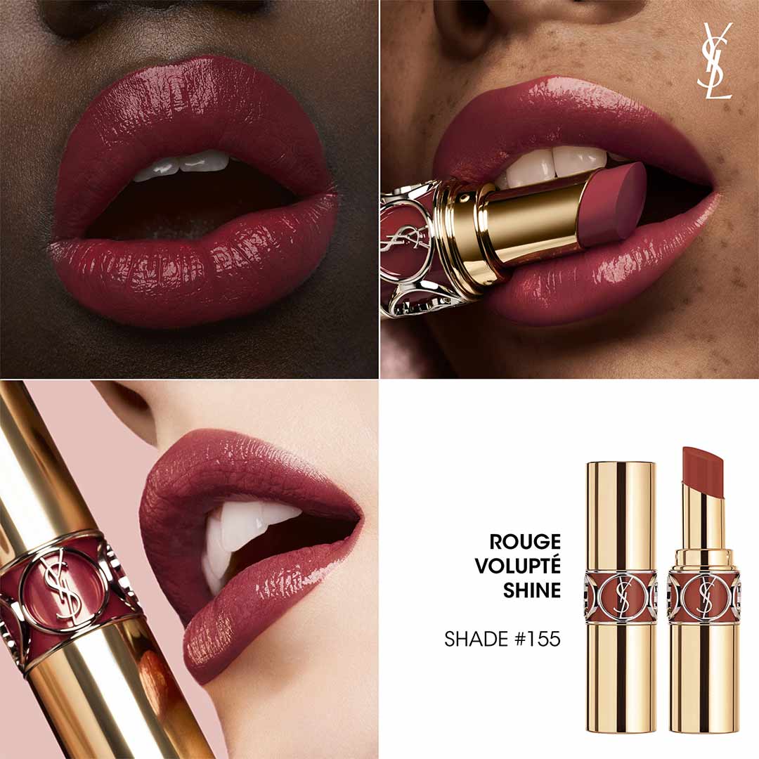 Yves Saint Laurent Rouge Volupte Shine Lipstick 155