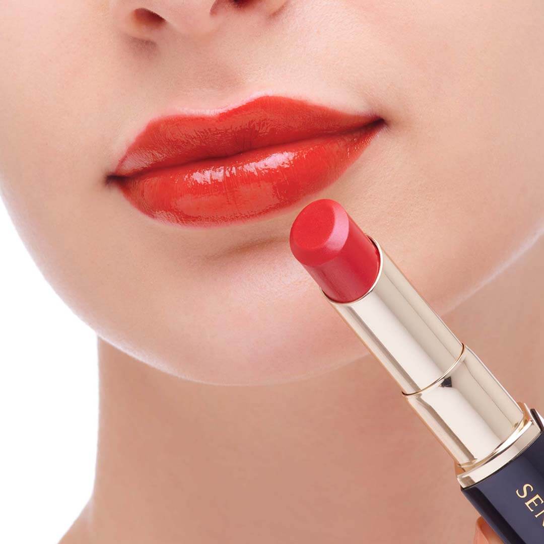 Sensai Lasting Plump Lipstick Vermilion Red Lp09 3.8g