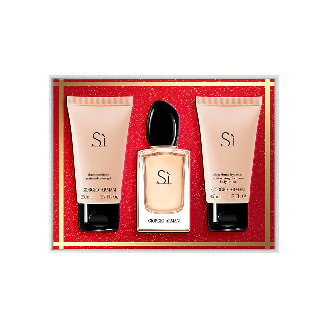 Armani Si EdP 50 ml And Body Lotion 50 ml And Shower Gel 50 ml Holiday Set 2023