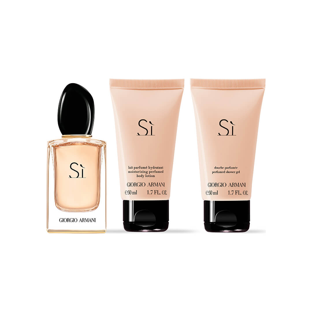 Armani Si EdP 50 ml And Body Lotion 50 ml And Shower Gel 50 ml Holiday Set 2023
