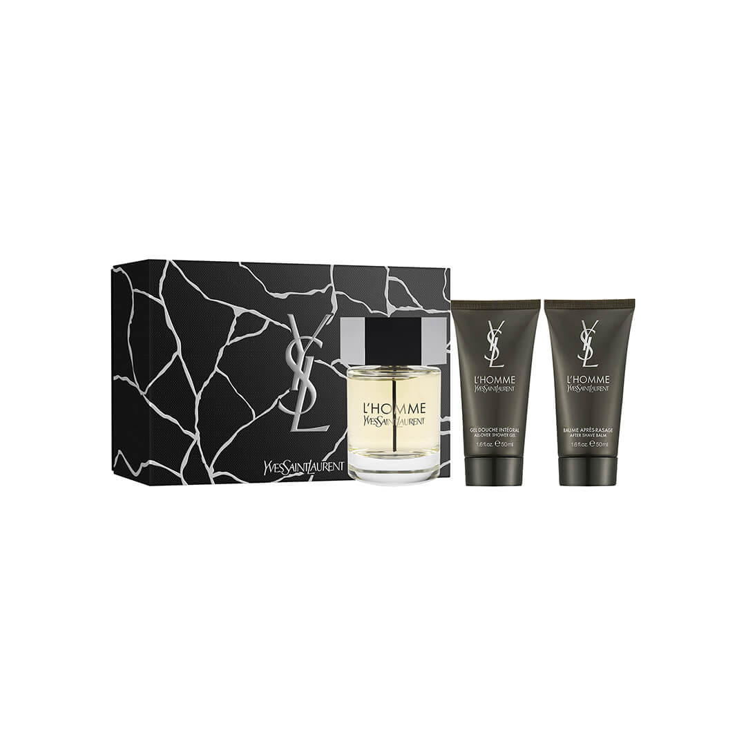 Yves Saint Laurent L Homme EdT 100 ml Shower Gel 50 ml After Shave Balm 50 ml Holiday Set 2023