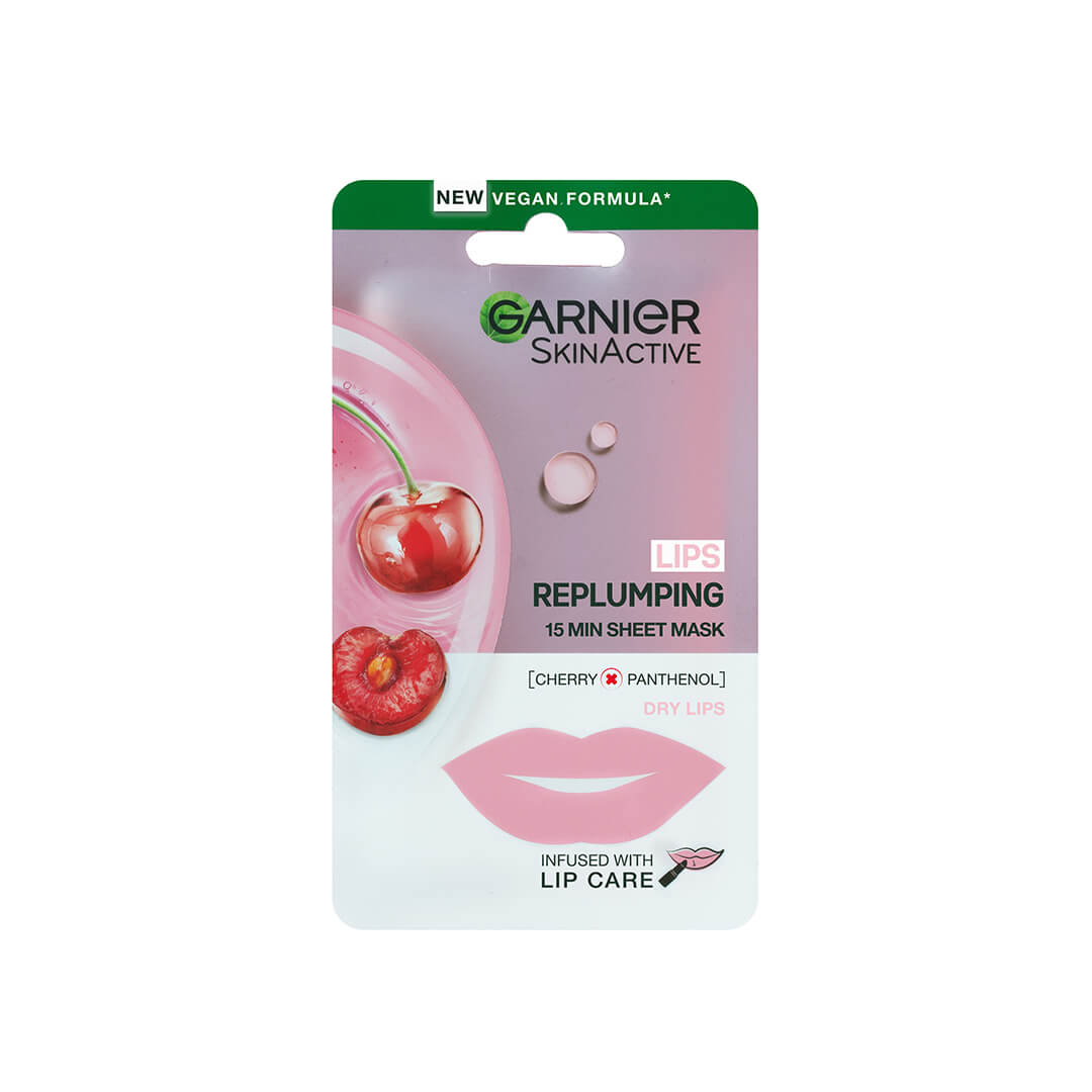 Garnier Skin Active Lips Replumping 15 Min Sheet Mask 5g