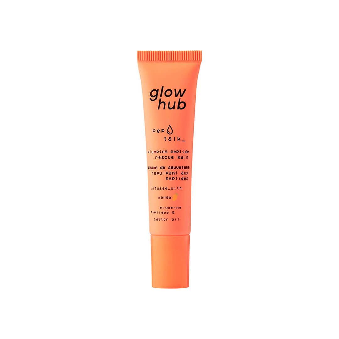 Glow Hub Pep Talk Tinted Plumping Peptide Rescue Balm Mango 15 ml