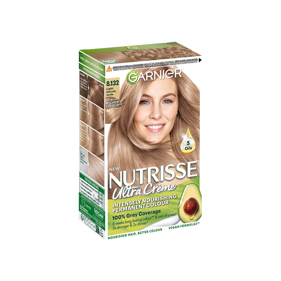 Garnier Nutrisse Ultra Creme 8.132 Light Blonde Nude