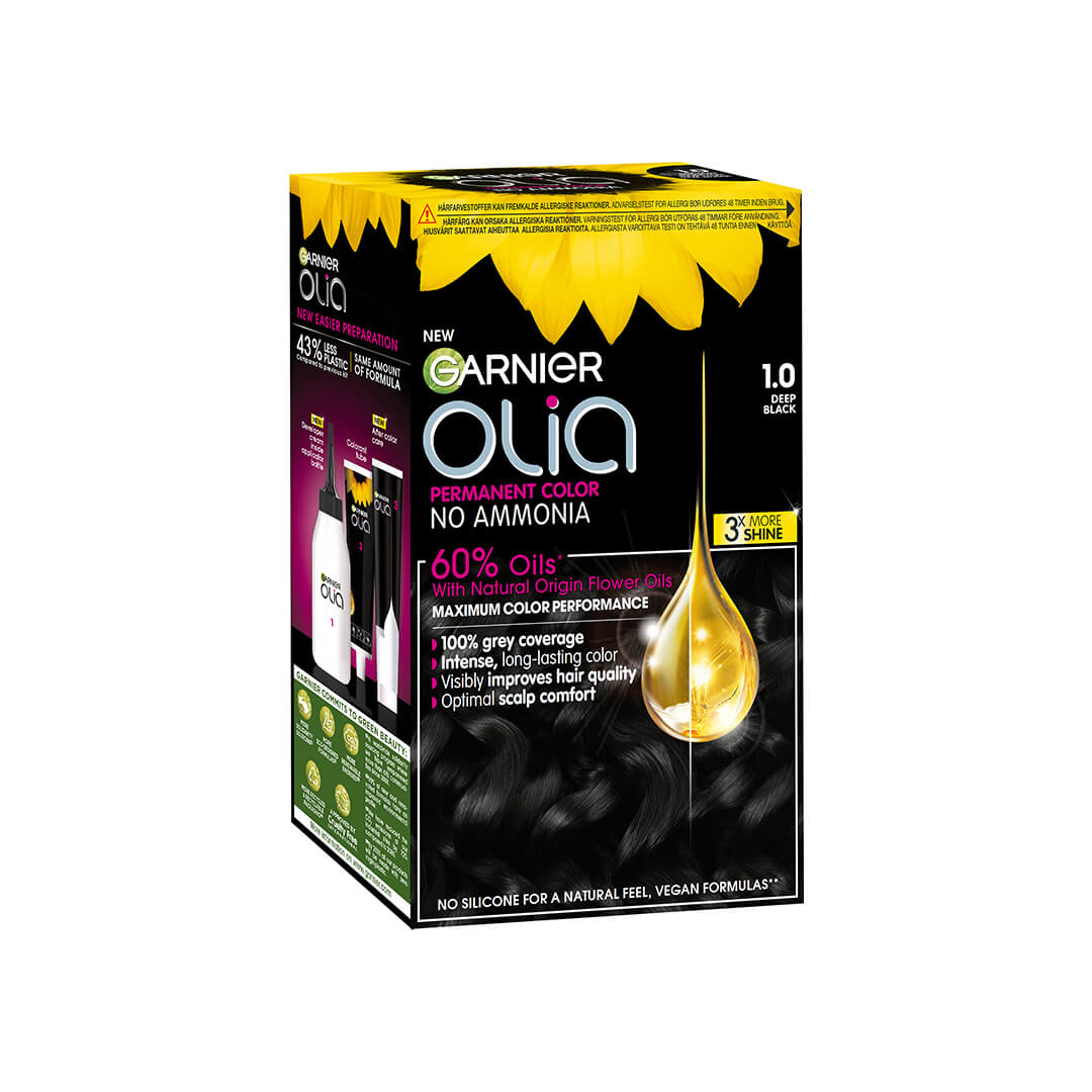 Garnier Olia Permanent Color 1.0 Night Black