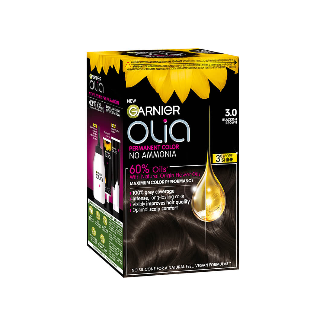 Garnier Olia Permanent Color 3.0 Soft Black