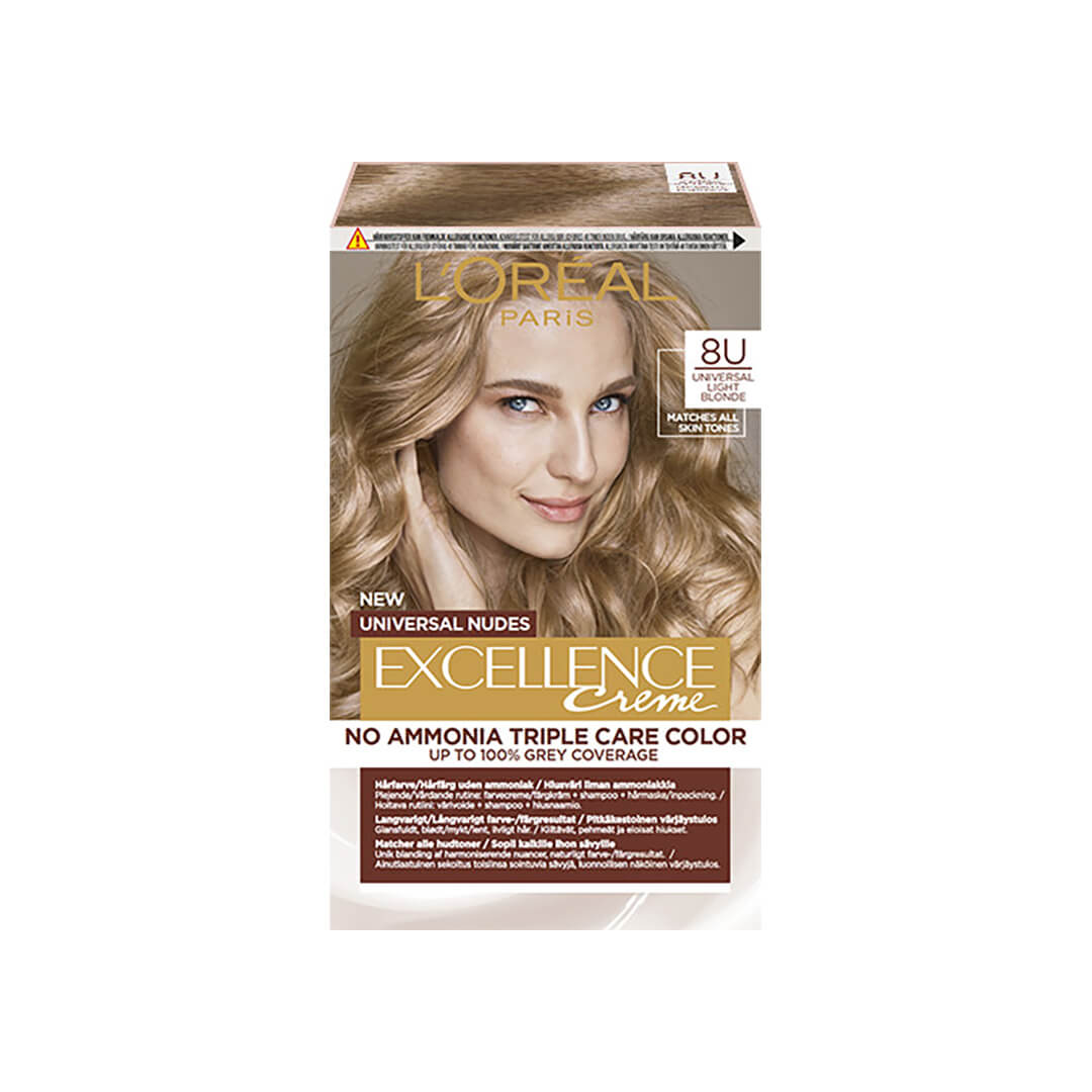 Loreal Paris Excellence Universal Nudes Light Blonde 8U