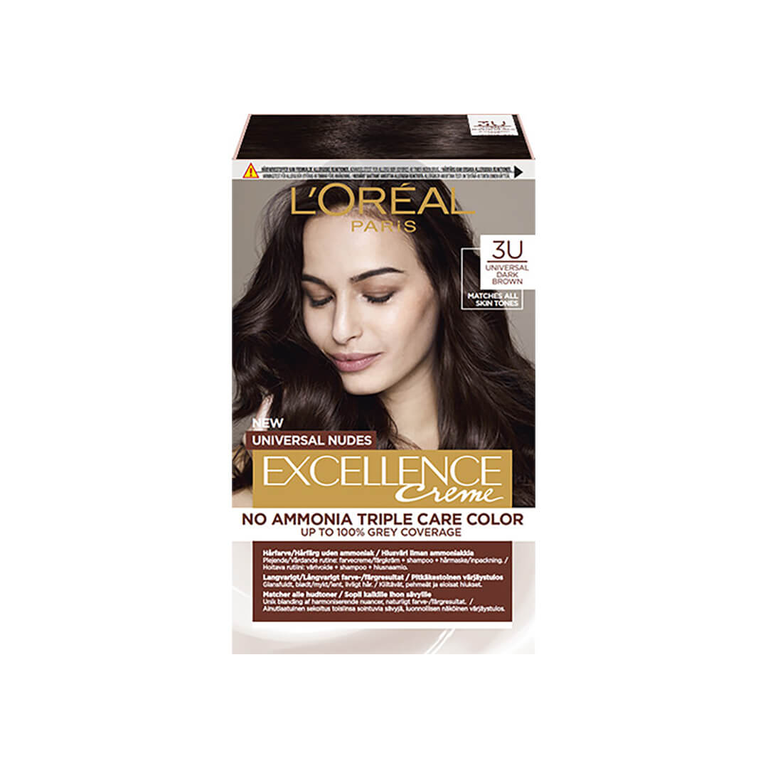 Loreal Paris Excellence Universal Nudes Dark Brown 3U