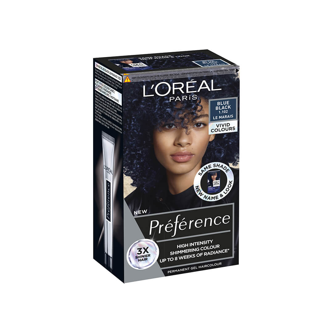 Loreal Paris Preference Vivid Colours Blue Black 1.102