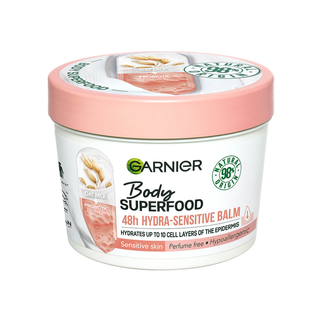 Garnier Body Superfood Oatmilk And Probiotic Hydra Sensitive Balm 380 ml