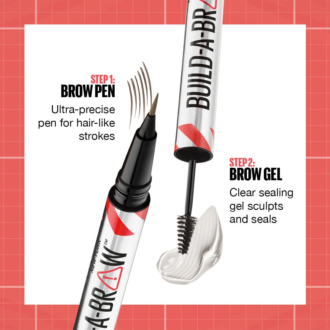 Maybelline Build A Brow Pen 260 Deep Brown 0.4 ml