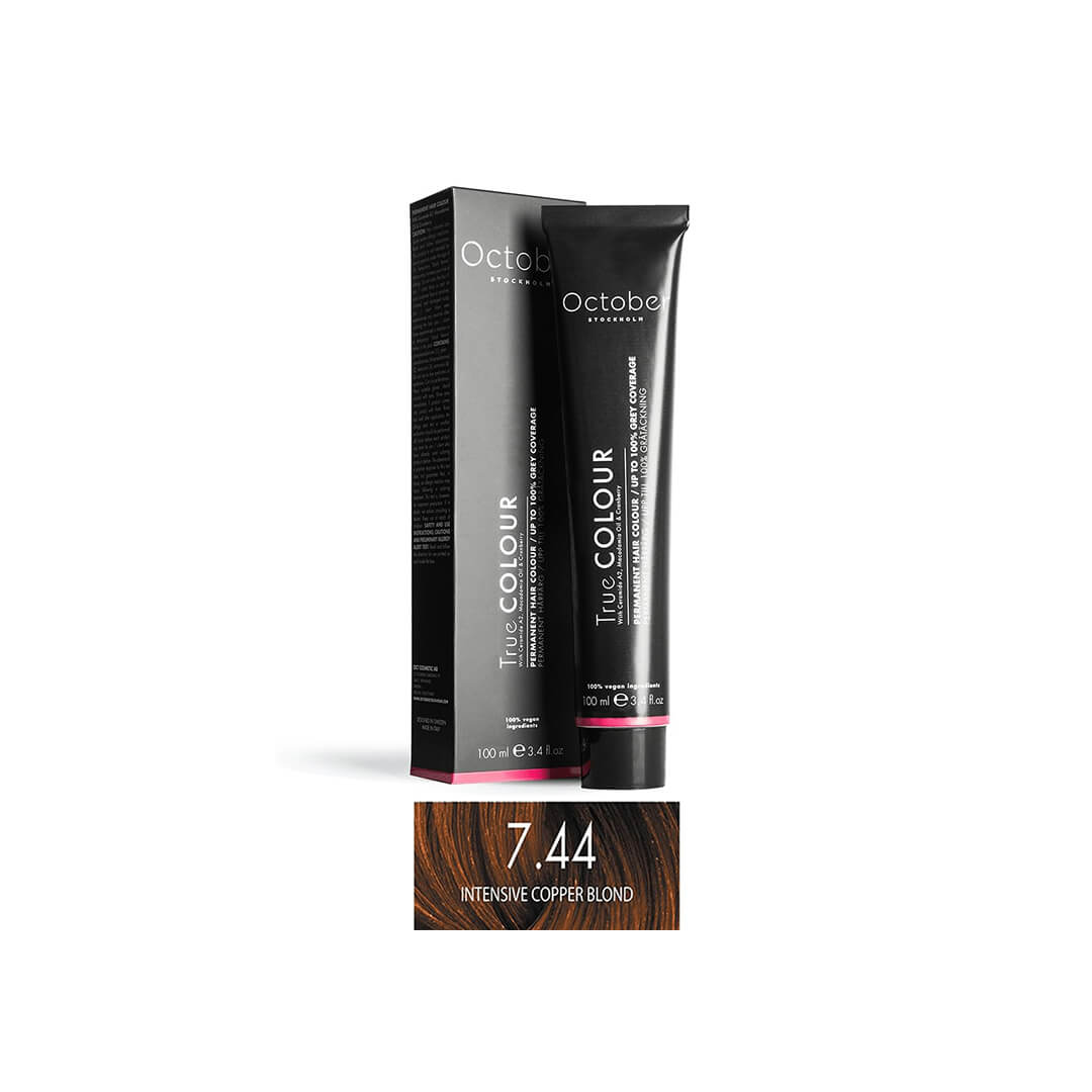 October Stockholm True Colour 7.44 Intensive Copper Blond 100 ml