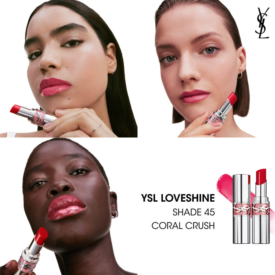 Yves Saint Laurent Loveshine Lipstick 45 Coral Crush 3.2g