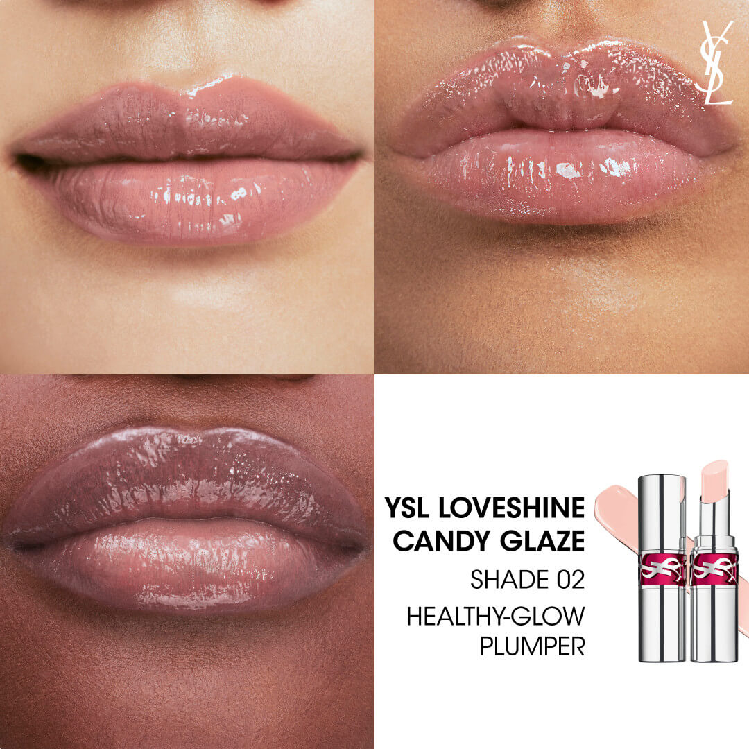 Yves Saint Laurent Loveshine Candy Glaze Lip Gloss Stick 2 3.2g