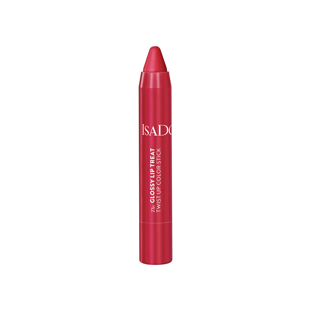 IsaDora The Glossy Lip Treat Twist Up Color Stick 12 Rhubarb Red 3.3g