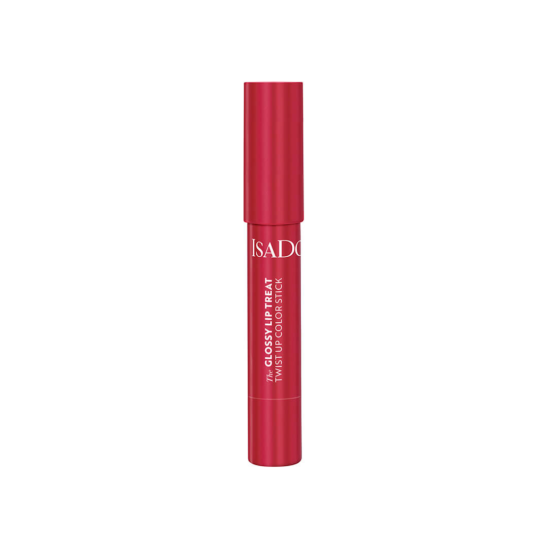 IsaDora The Glossy Lip Treat Twist Up Color Stick 12 Rhubarb Red 3.3g