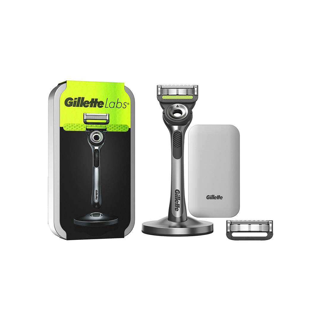 Gillette Labs Razor With Exfoliating Bar And 2 Blades