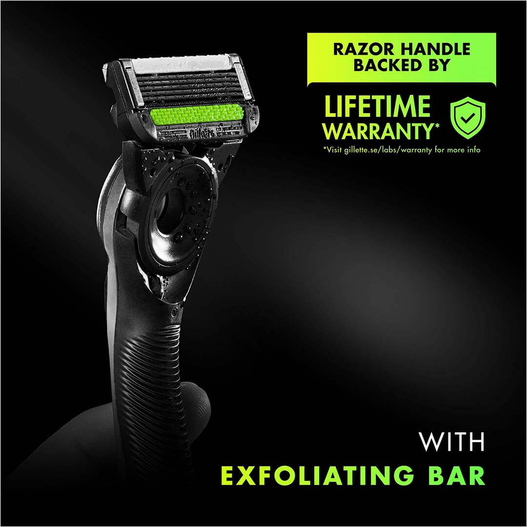 Gillette Labs Razor With Exfoliating Bar And 2 Blades