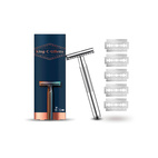 Gillette King C Double Edge 1 Razor And 5 Blades