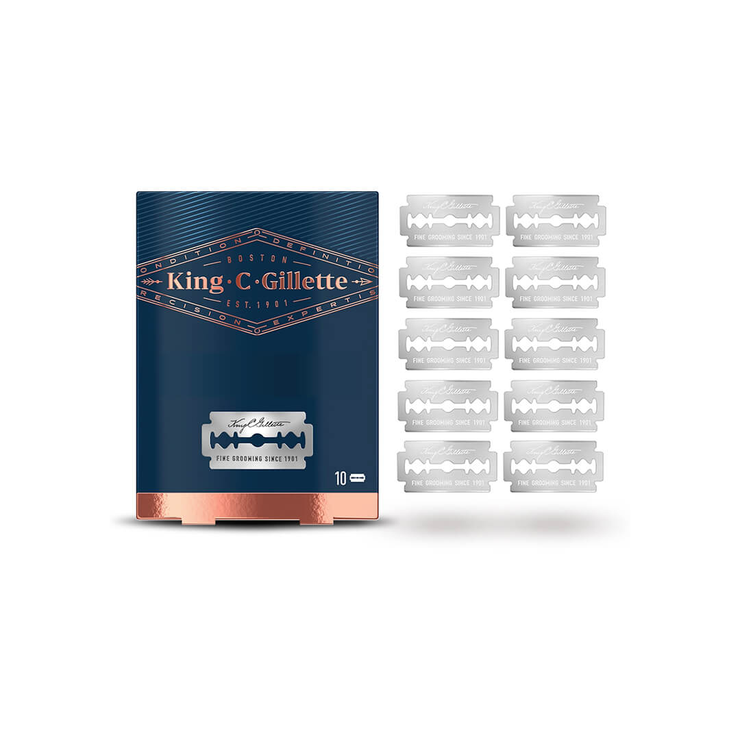 Gillette King C Double Edge Blades 10 pcs