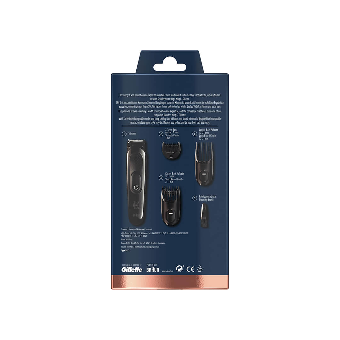 Gillette King C Beard Trimmer Set