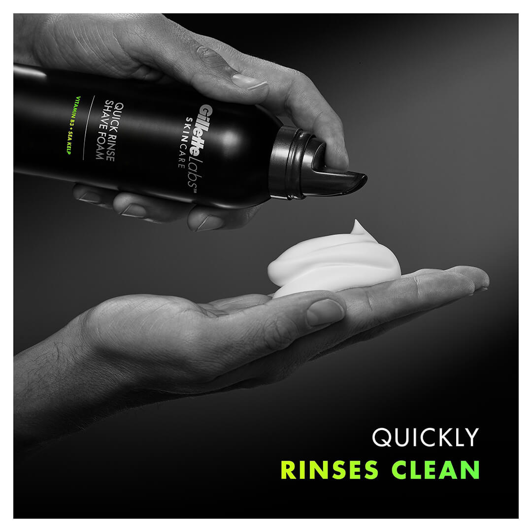 Gillette Labs Quick Rinse Shave Foam 240 ml