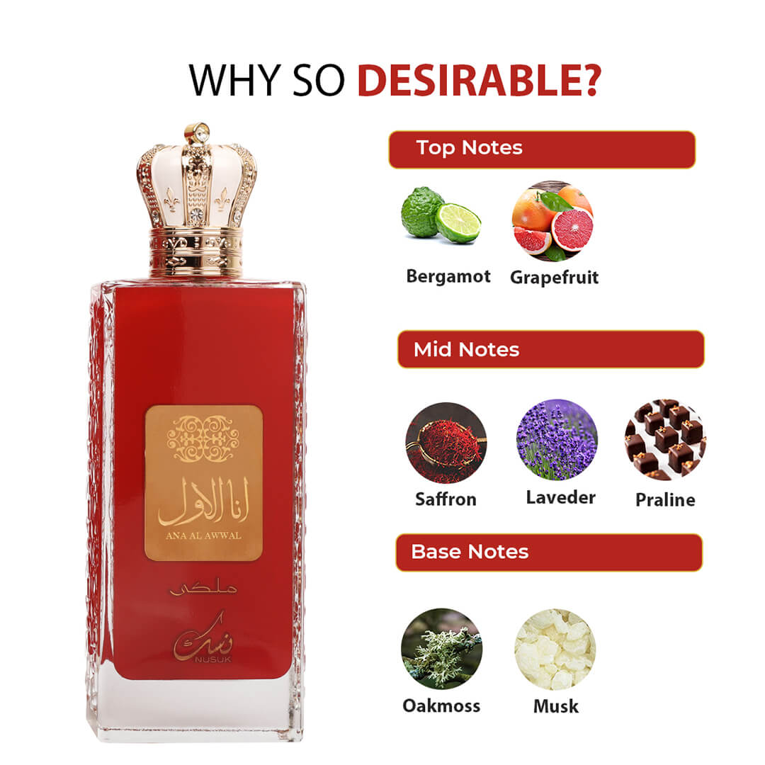 Nusuk Ana Al Awwal Red EdP 100 ml