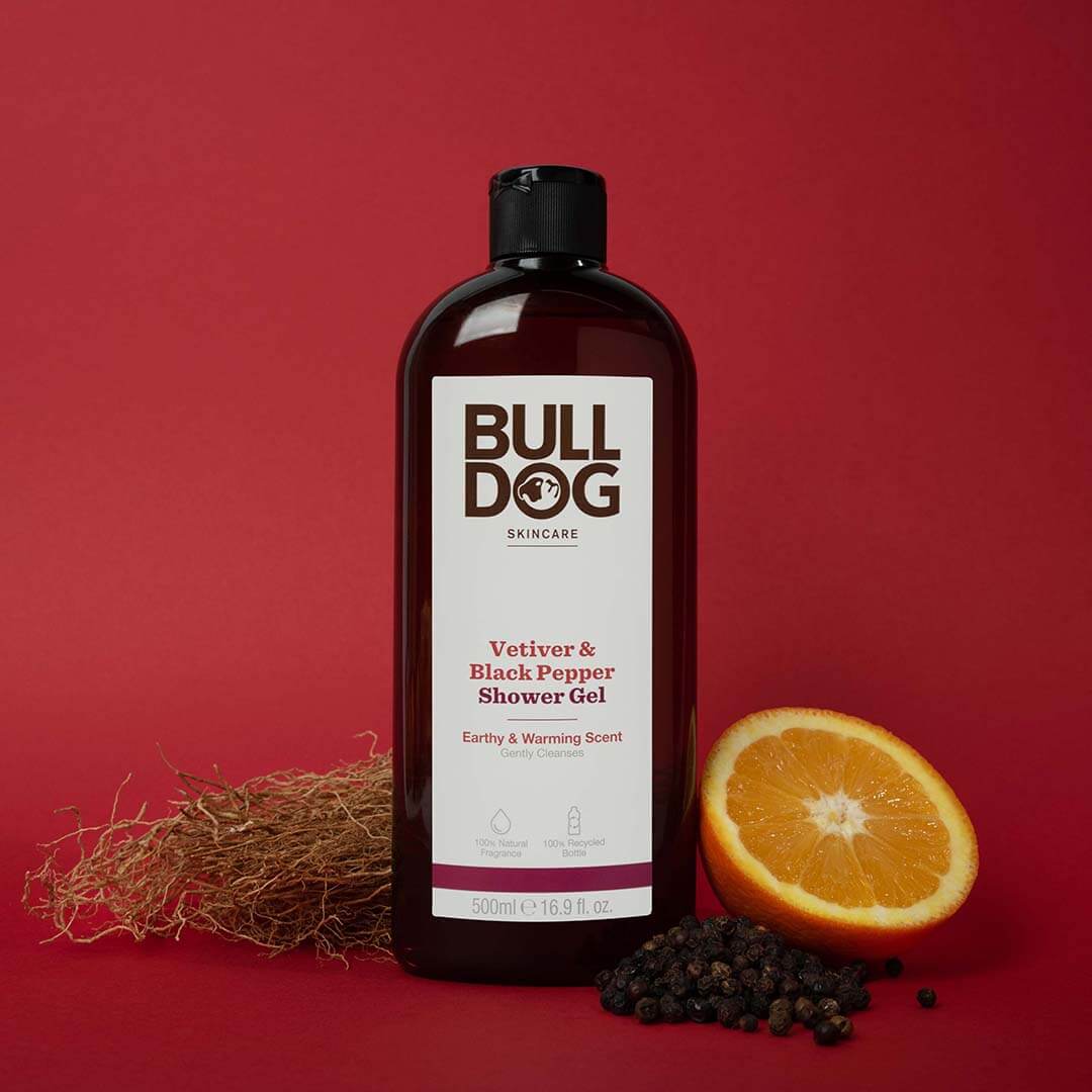 Bulldog Vetiver And Black Pepper Shower Gel 500 ml