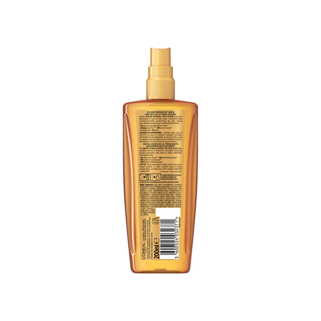 Loreal Paris Elvital Extraordinary Oil Sublime Detangle Leave In Spray 200 ml