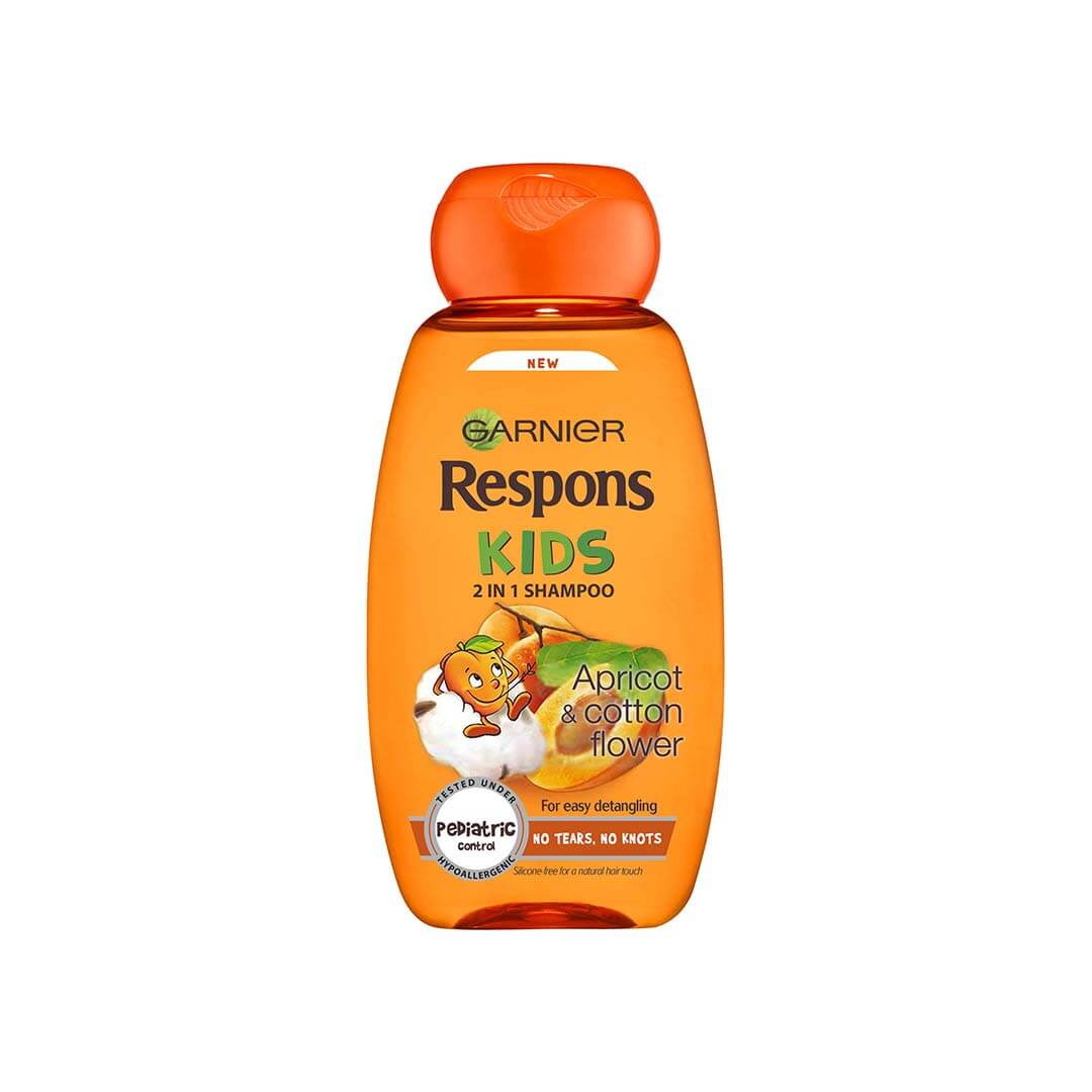 Garnier Respons Kids 2 In 1 Shampoo Apricot And Cotton Flower 250 ml