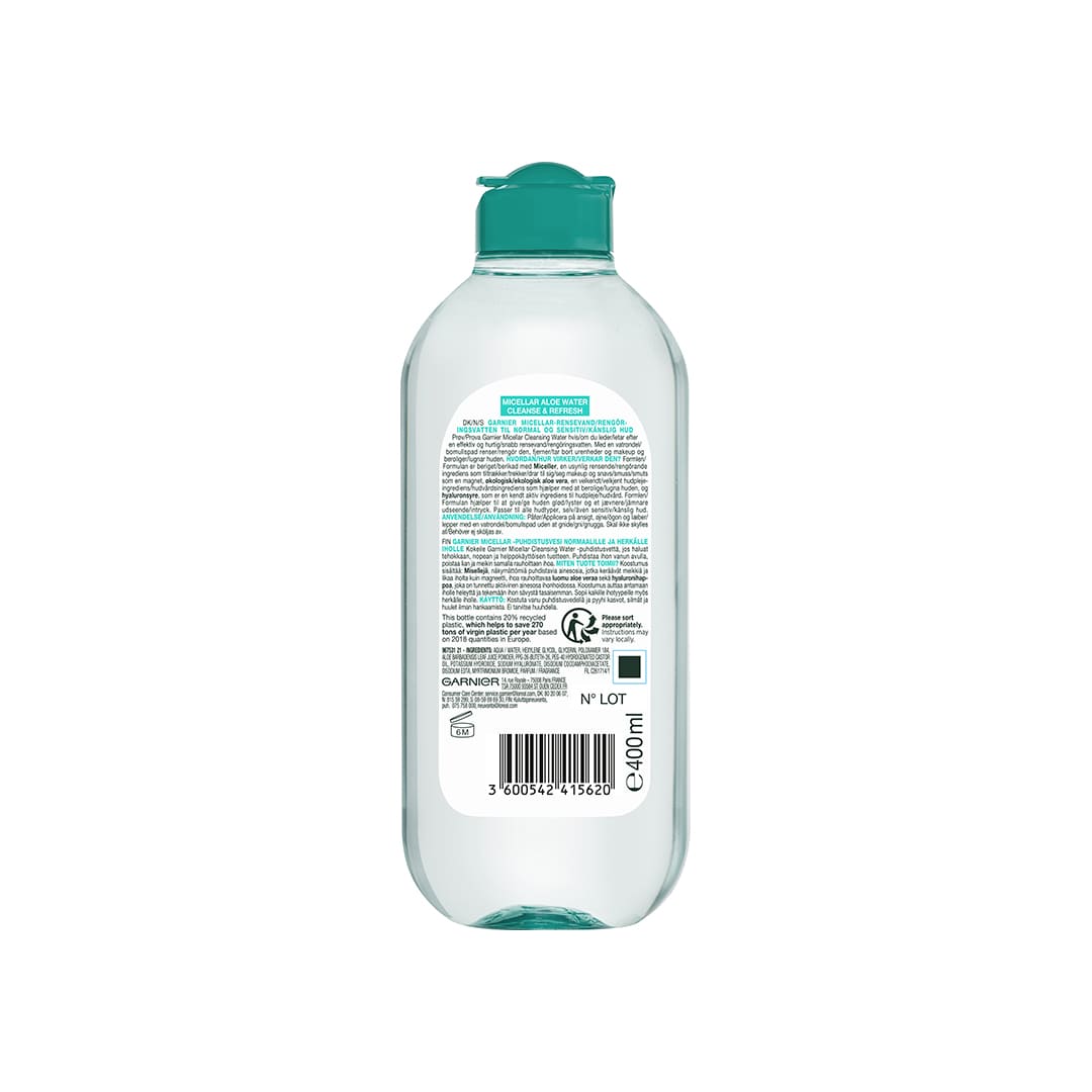 Garnier Skin Active Micellar Aloe Cleansing Water 400 ml