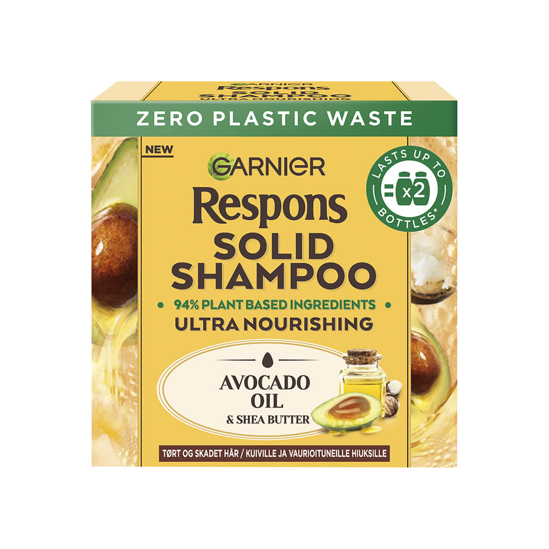 Garnier Respons Solid Shampoo Avocado Oil And Shea Butter 60g