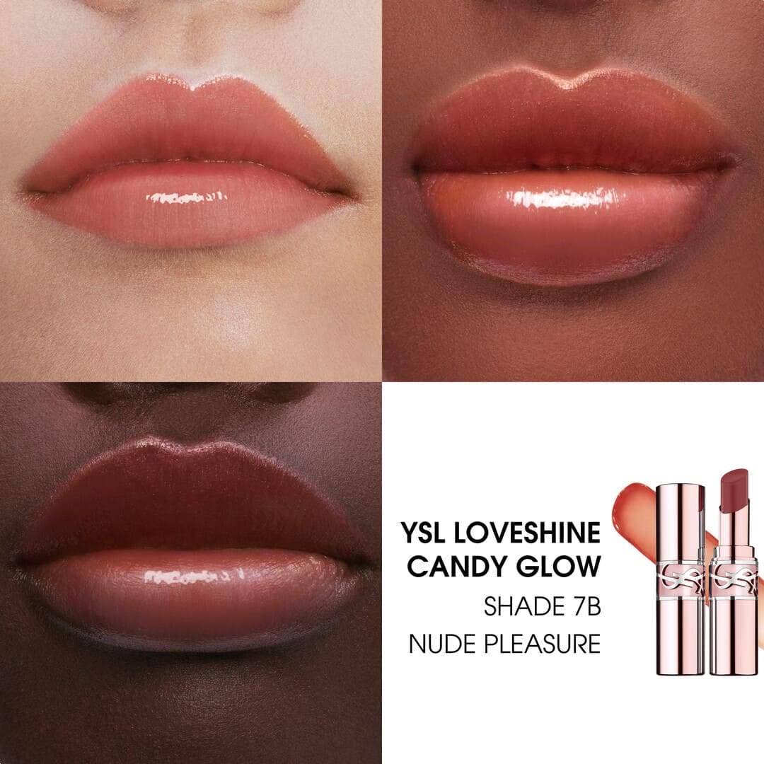 Yves Saint Laurent Loveshine Candy Glow Tinted Lip Balm 7B Nude Pleasure 3.2g