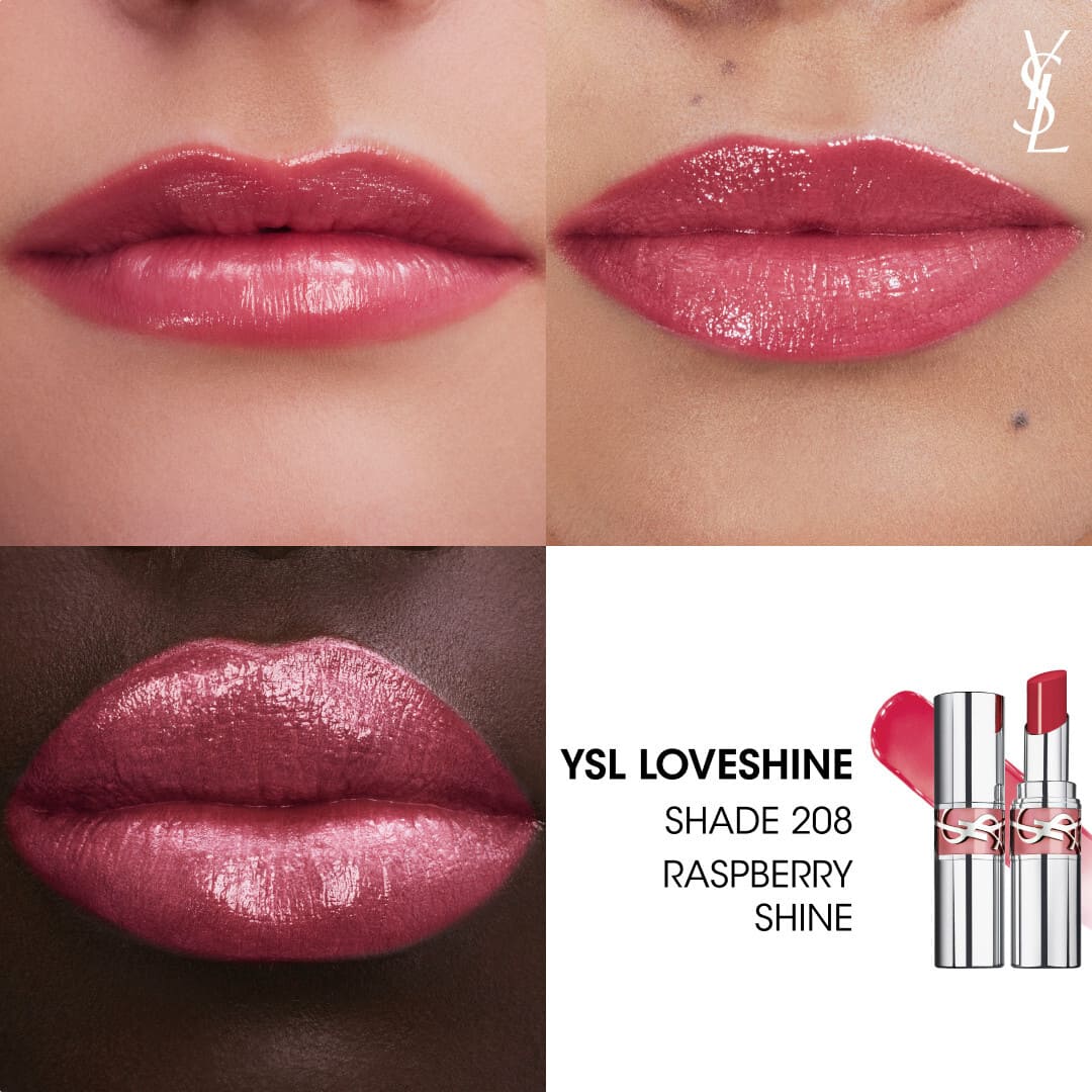 Yves Saint Laurent Loveshine Lipstick 208 Raspberry Shine 3.2g