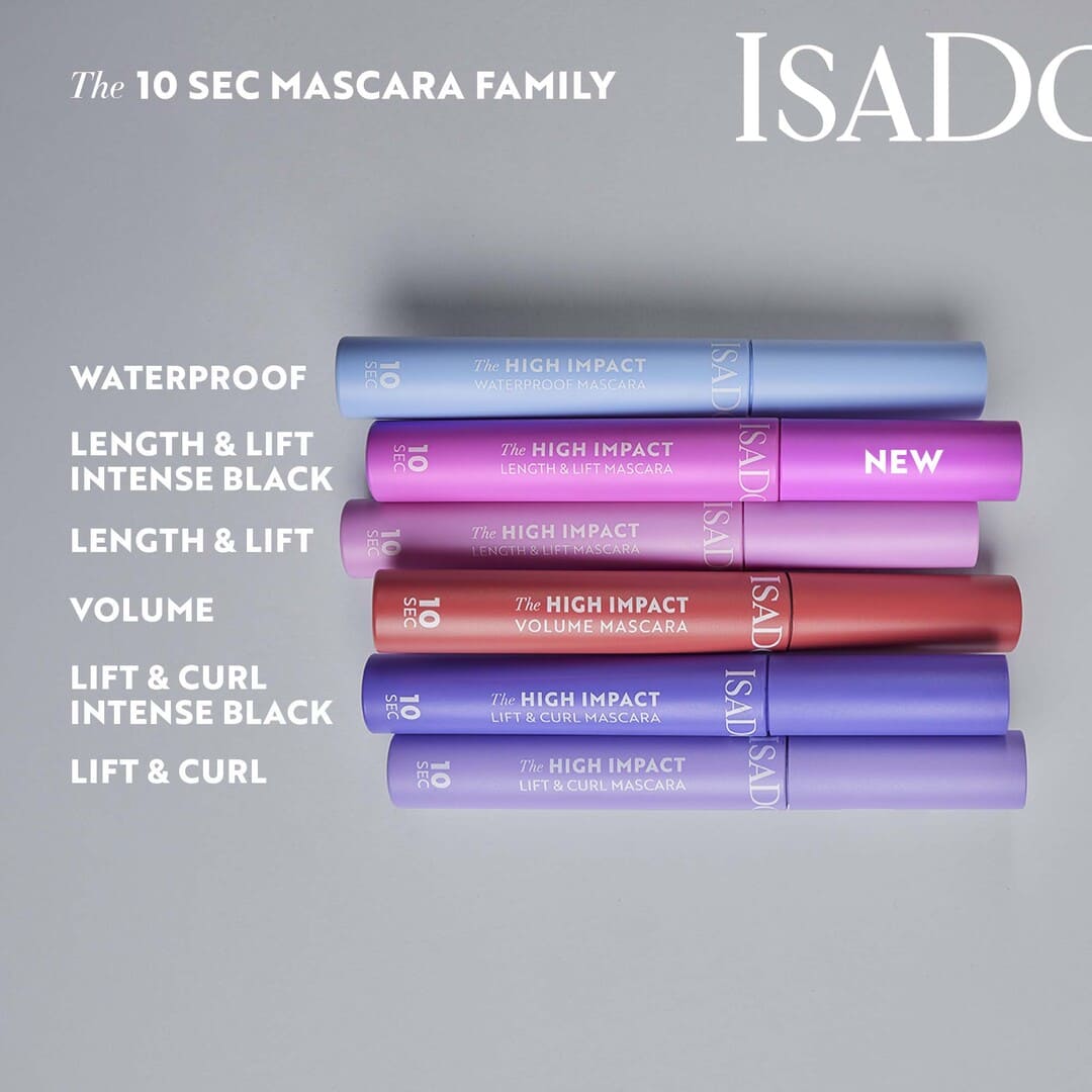 IsaDora The 10 Sec High Impact Length And Lift Mascara 02 Intense Black 9 ml