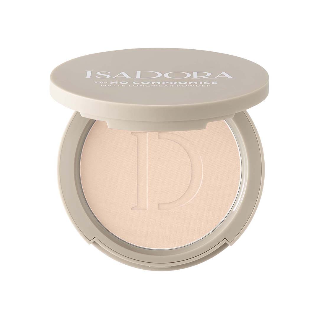 IsaDora The No Compromise Matte Powder 61 Cool Ivory 7g