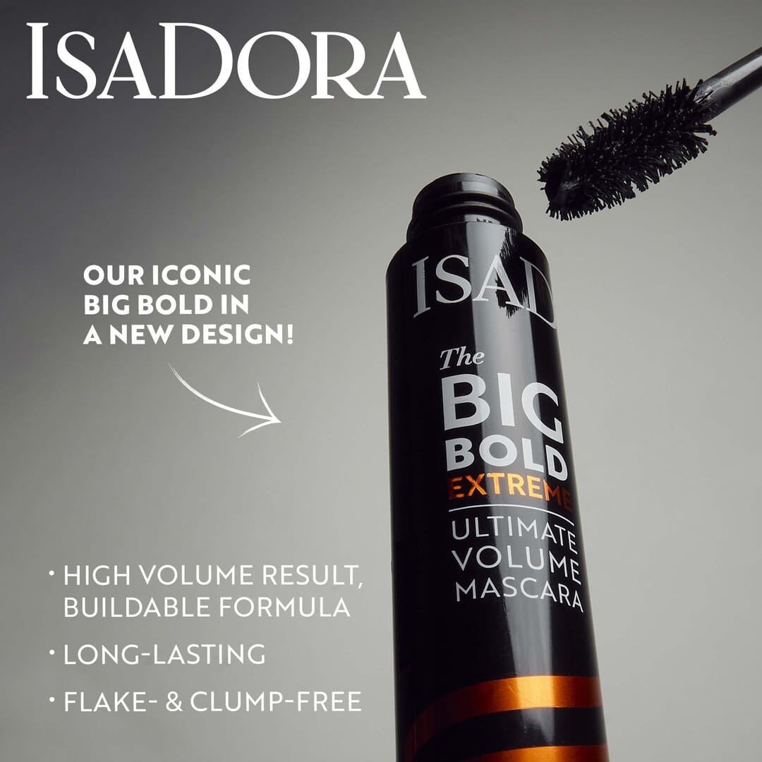 IsaDora The Big Bold Extreme Ultimate Volume Mascara 15 Extreme Black 14 ml