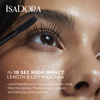 IsaDora The 10 Sec High Impact Length And Lift Mascara 01 Black 9 ml