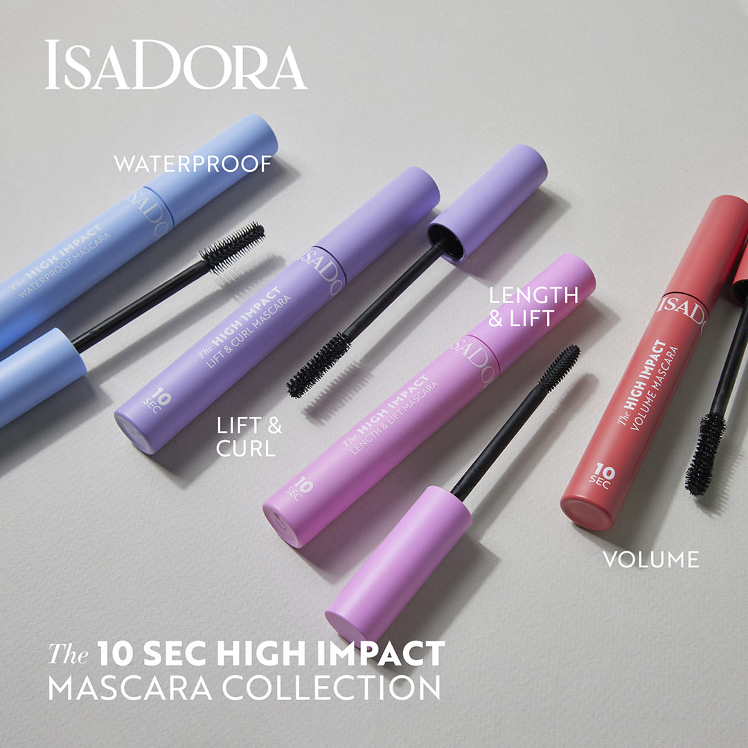 IsaDora The 10 Sec High Impact Length And Lift Mascara 01 Black 9 ml